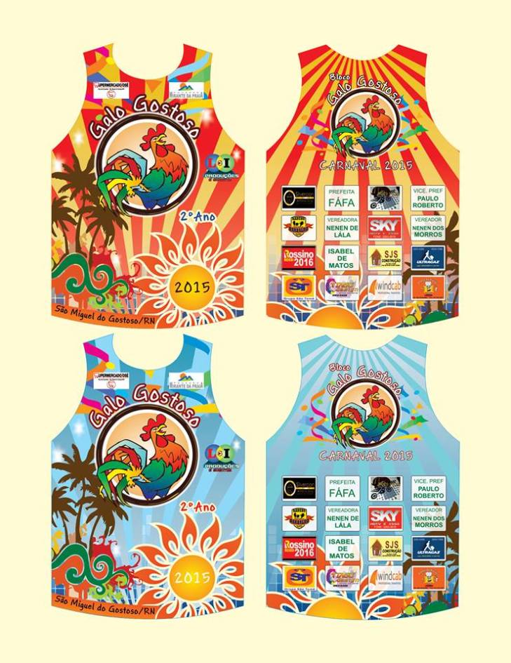 Camisa do bloco Galo Gostoso vem inclusa no abadá. (foto: Lucinho Vieira)