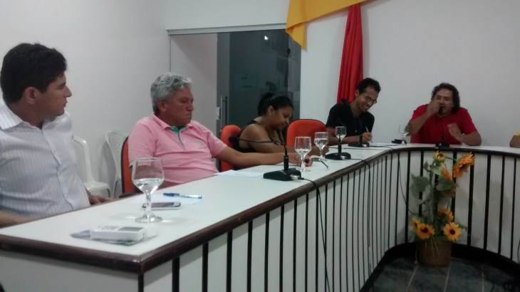 Ricardo André, Micarla Catarina e Beto de Agostinho participaram do evento.