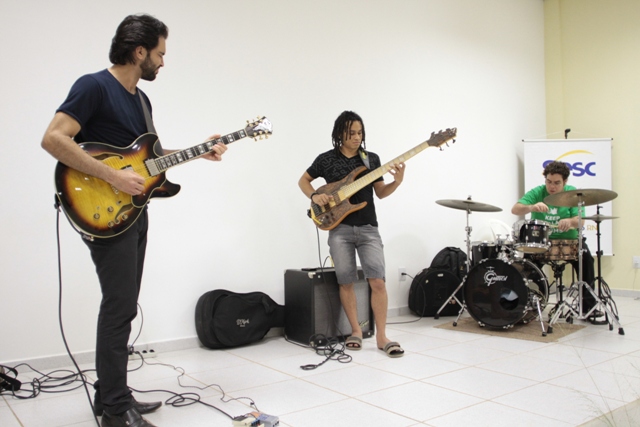 BR Trio no workshop (Foto: Rogério Vital)