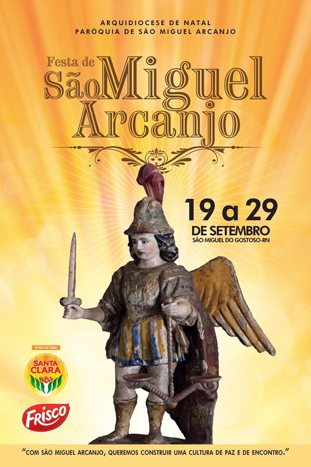 Cartaz Oficial da Festa de São Miguel Arcanjo