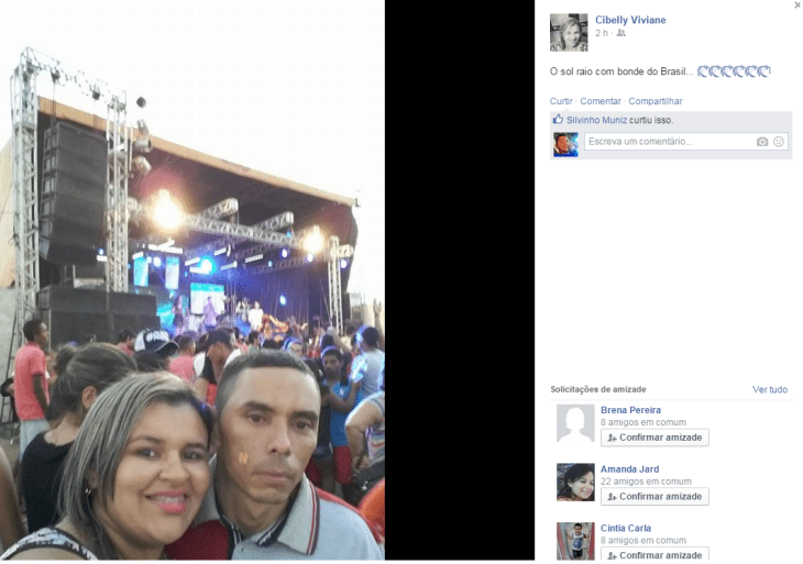 Cibelly Viviane registrou Bonde do Brasil