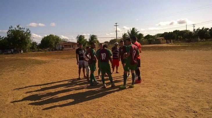 Confraternização do Fluminense antes da partida.