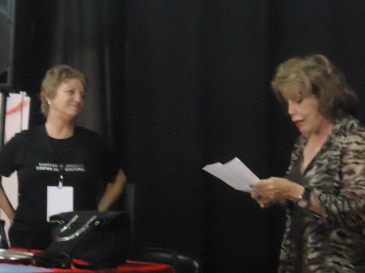 Ana Maria Cascudo (à direita) participou da Mostra de Cinema em 2013.