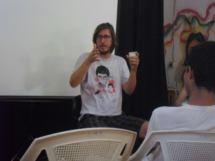 Debate com Pedro Severien em 2013.