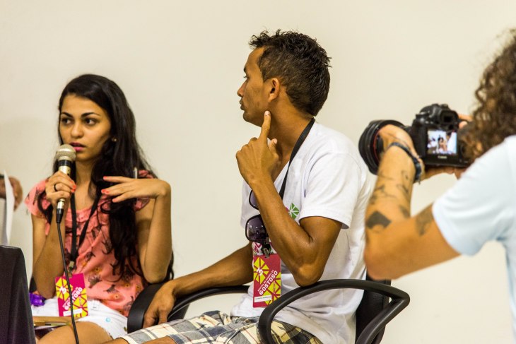 Alunos do Curso Técnico e Audiovisual apresentaram seu filme.