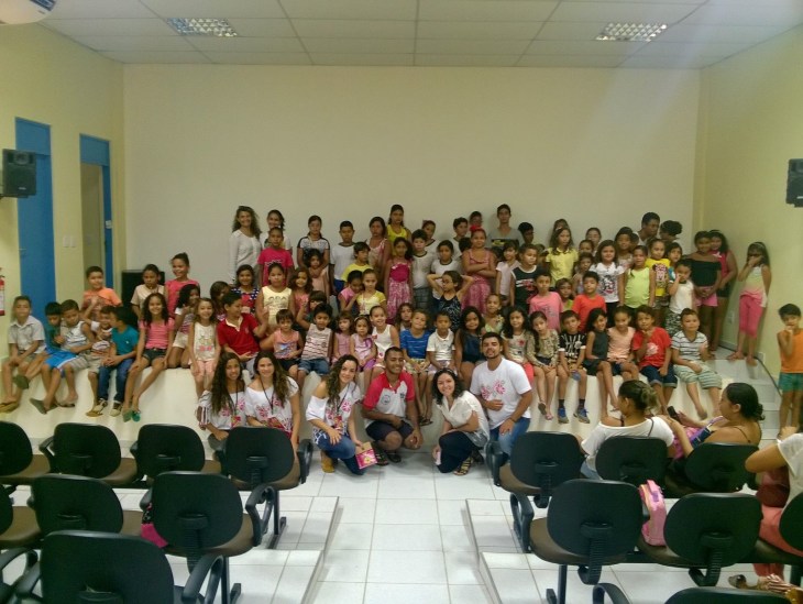 Alunos das Escolas Municipais do município se animaram com a Mostra.