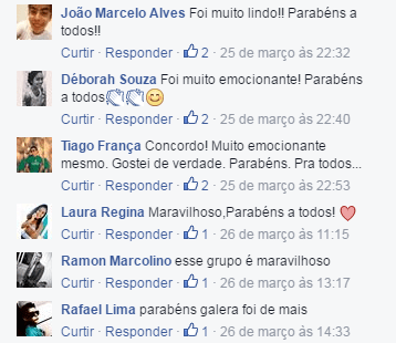 comentários