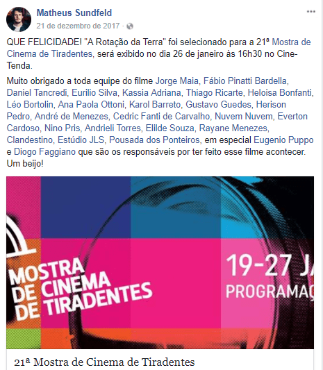 comemoração matheus