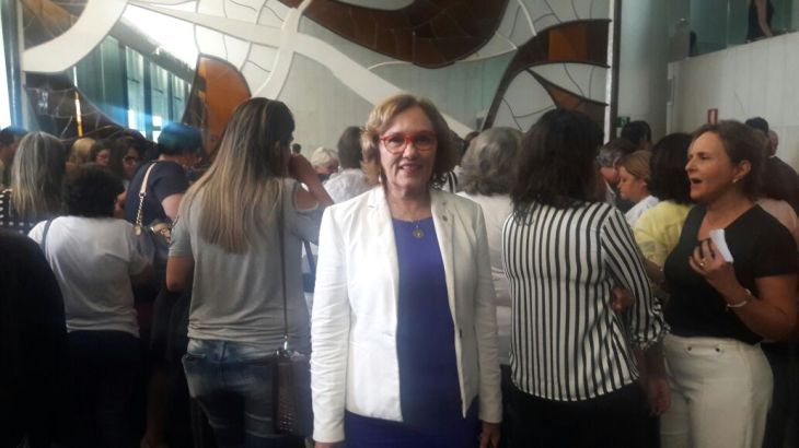 Zenaide Maia em evento pelo ano do Idoso