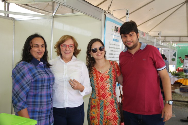 Zenaide Maia na ExpoNovos com o prefeito Odon Júnior